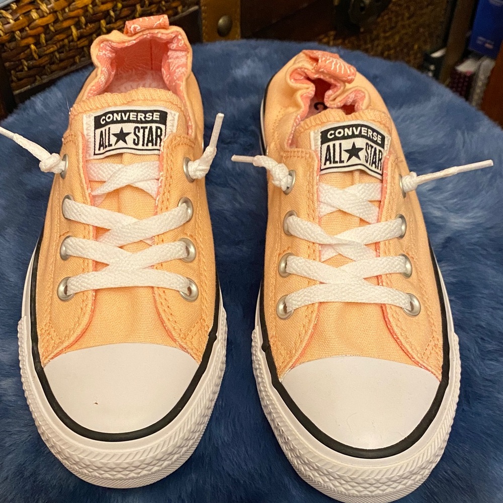 Converse Coral Low-Top Sneakers